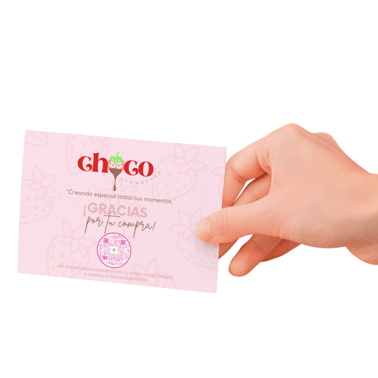 Diseño de Thank You Card